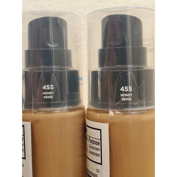 2x Revlon ColorStay 24 Hrs Foundation SPF 20 # 455 Honey BEIGE Longwear Makeup - Picture 3 of 4
